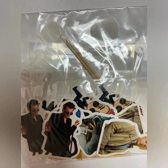 Good Omens - Happy Birthday Banner, Cake  Topper & Cupcake Toppers 🎉 - Picture 8 of 14